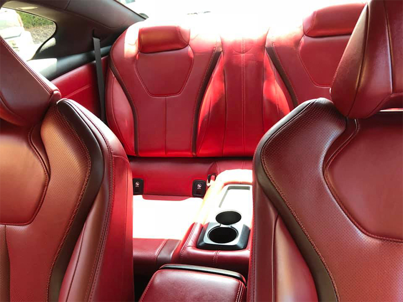 car interior cleaning